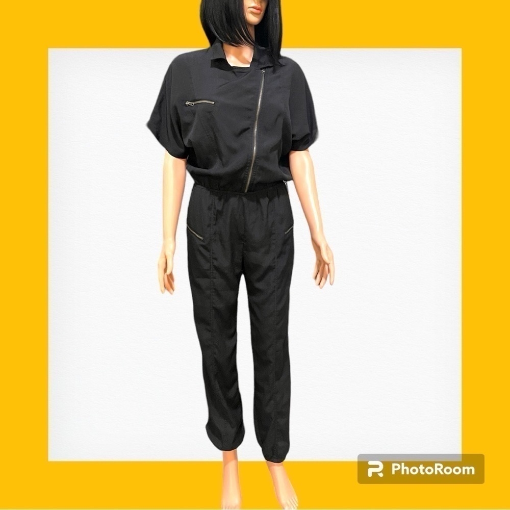 Forever 21 Black Coverall Jumpsuit Small